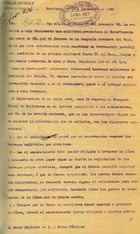 González, Nicolás (Ministerio de Hacienda). Al Ministro de Industria y Obras Públicas: solicitud presentada por la Compañía Boratera del Toco para construir un ferrocarril portátil particular. Santiago, 24 de noviembre de 1900. 2 páginas. Archivo Nacional. ARNAD, Ministerio de Obras Públicas, v. 1490, s/f.