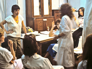 Equipo fundador del Centro Nacional de Conservción y Restauración, 1982