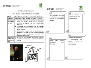 Guía de actividades para 3° y 4° medio Realidad Nacional