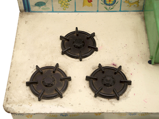 Cocina de tres platos