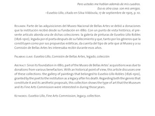 El legado de pinturas de Eusebio Lillo al Museo Nacional de Bellas Artes