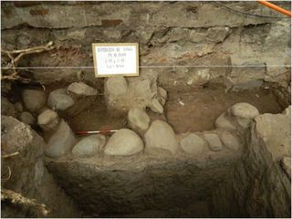 Bolones del siglo XVI encontrados en el CBS