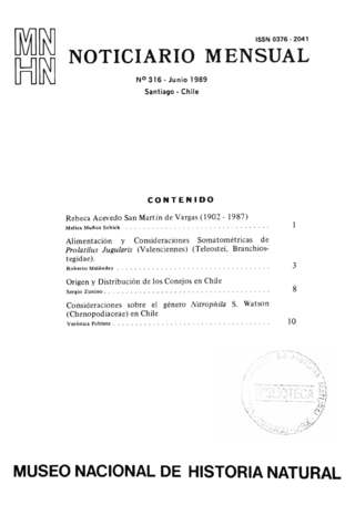 Noticiario Mensual 316, Junio 1989