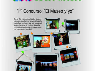 Afiche del I Concurso El Museo y yo.