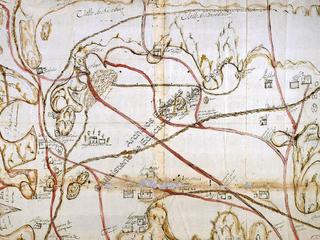 Mapa que muestra detalles del Distrito Lampa-Colina.