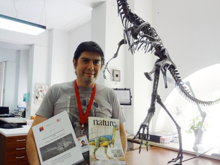 David Rubilar, Jefe del Área de Paleontología del MNHN