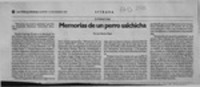 Memorias de un perro salchicha Memorias de un perro salchicha