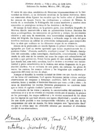 Vida y obra Vida y obra