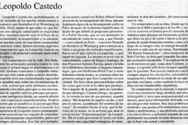 Leopoldo Castedo Leopoldo Castedo