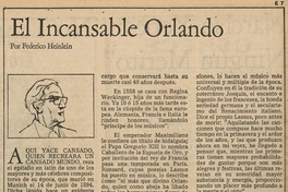  El incansable Orlando