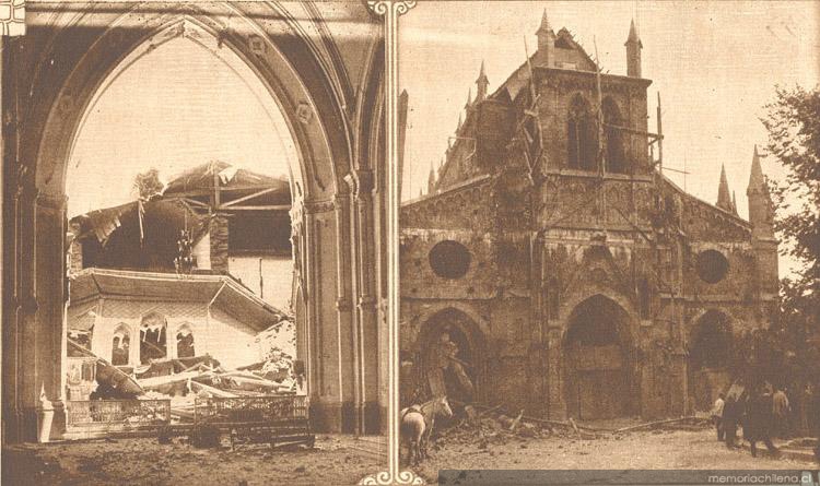 Terremoto de Talca el 1 de diciembre de 1928 : Iglesias del Buen Pastor y del Sagrado Corazón