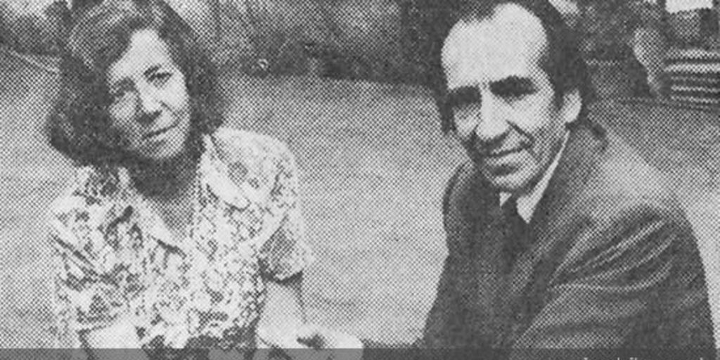 Eliana Navarro y José Miguel Vicuña, precursores del grupo "Fuego de Poesía"