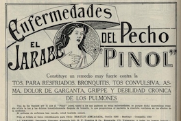 Enfermedades del pecho : Jarabe Pinol