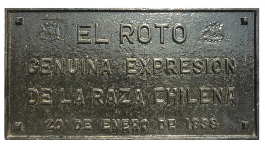 Imagen del monumento El Roto Chileno