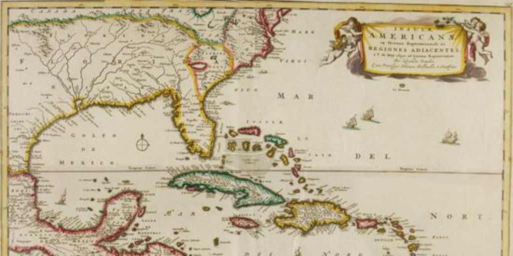 Insulae Americanae in oceano septentrionali ac regiones adiacentes a C. de May usque ad lineam Aequinoctialis