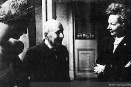 Luis Orrego Luco y Lenka Franulik en 1948