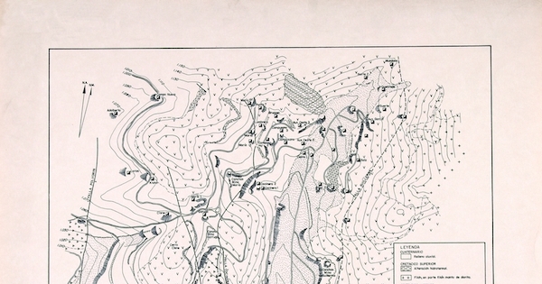 Mapa geológico de superficie [mapa] : distrito manganesífero de Corral Quemado