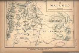 Provincia de Malleco, hacia 1885