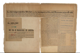 La incomprensión oficial en la inauguración del Monumento a Rodó