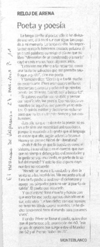 Poeta y poesía.