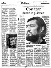 Cortázar desde la plástica  [artículo] Manuel Hurtado.