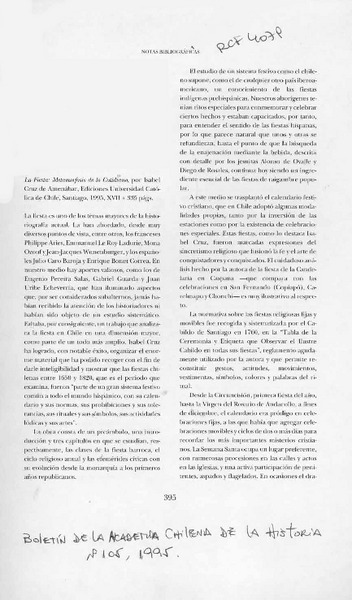 La fiesta, metamorfosis de lo cotidiano  [artículo] Fernando Silva Vargas.