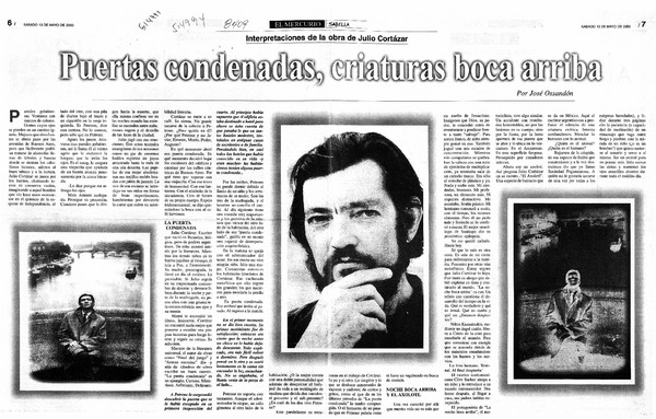 Puertas condenadas, criaturas boca arriba  [artículo] José Ossandón
