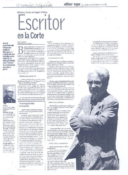 Escritor en la Corte