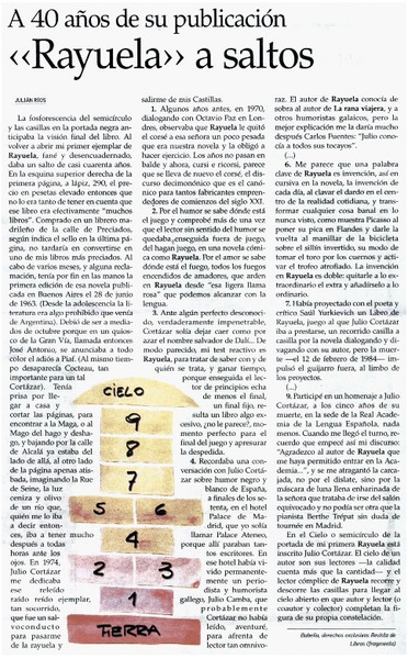 A 40 años de su publicación "Rayuela" a saltos
