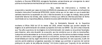 Protocolo retorno gradual Servicio Nacional del Patrimonio Cultural (REX 1033)