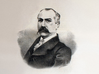 Retrato de Vicuña Mackenna durante su primer año de ejercicio en la Cámara de Diputados