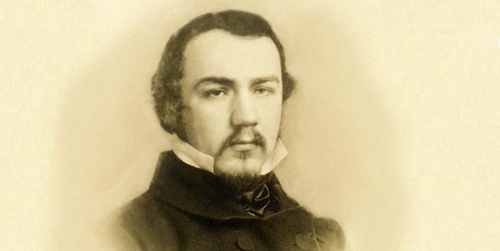 Benjamín Vicuña Mackenna a los 21 años