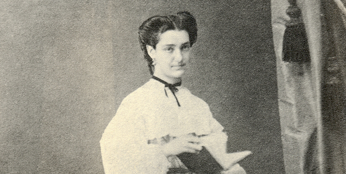 Victoria Subercaseaux Vicuña a los 19 años