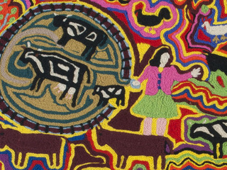 María Riquelme, bordado Copiulemu