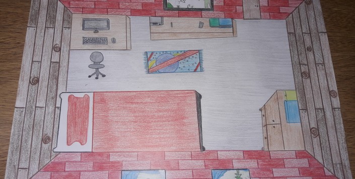 Mi rincón favorito es mi habitación