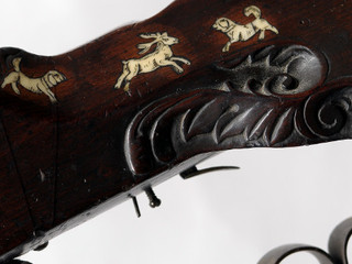 Arcabuz (detalle). Alemania, siglo XVI. N° registro SUR 3-1987