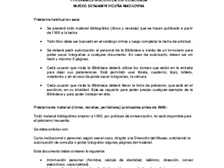 Préstamos de material bibliográfico