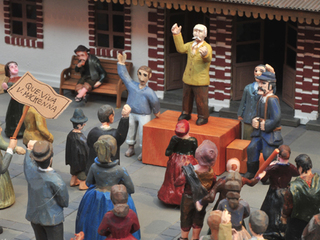 Maqueta "Campaña de los Pueblos", Museo Benjamín Vicuña Mackenna.