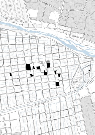 Plano de Santiago 1850