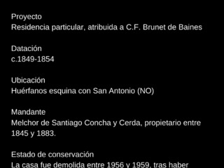 Residencia de Melchor Concha