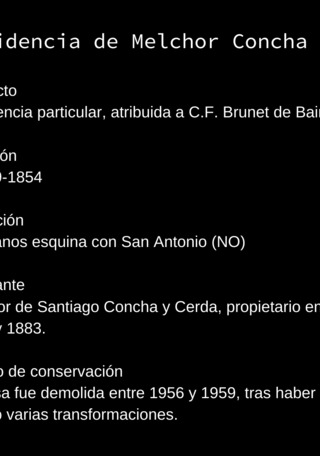 Residencia de Melchor Concha