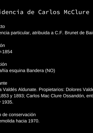 Residencia de Carlos McClure