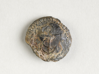 Botón plateado de Royal Marines