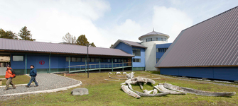 Imagen exterior edificio central del Museo Antropológico Martin Gusinde