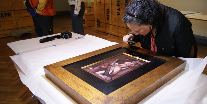 Gabriela Gálvez M. Comisario de la exposición