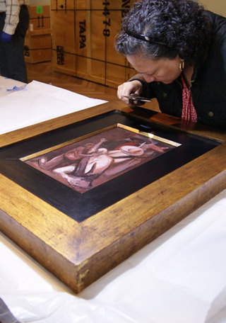 Gabriela Gálvez M. Comisario de la exposición