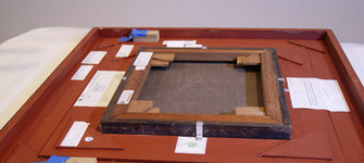 Reverso de la obra "Invierno"