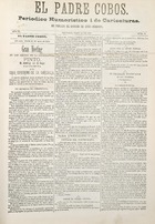  El Padre Cobos. Santiago, 13 de mayo de 1876. Año II. N° 51. 4 pp.