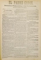 El Padre Cobos. Santiago, 27 de mayo de 1876. Año II. N° 53. 4 pp.