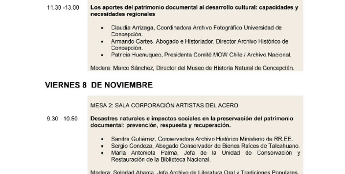 Programa Mesas Redondas_Artistas del Acero